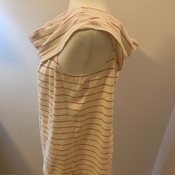 Lou & Grey orange striped summer top, size L - Picture 3 of 5